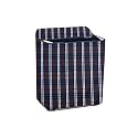 Stylista Polyester Washing Machine Cover Compatible for Samsung 11.5 Kg Semi-Automatic Top Loading WT11A4600LL, Checkered Pattern Black &amp; White