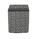 Stylista Polyester Washing Machine Cover Compatible for Samsung 9.5 Kg Semi-Automatic Top Loading WT95A4200RR, Floral Pattern White