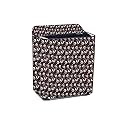 Stylista Polyester Washing Machine Cover Compatible for Samsung 11.5 Kg Semi-Automatic Top Loading WT11A4600LL/TL, Floral Pattern Coffee Brown