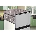 Stylista Refridgerator top Cover Suitable for Samsung RT28C3742S8/HL, 236 Liter Fridge, Dimension (WXD) 65x111 CM, Packed Pattern Grey