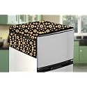 Stylista Refridgerator top Cover Suitable for Samsung RT28T3922R8/HL, 253 Liter Fridge, Dimension (WXD) 71x109 CM, Floral Pattern Yellow