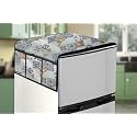 Stylista Refridgerator top Cover Suitable for Whirlpool 205 WDE PRM 4S, 184 Liter Fridge, Dimension (WXD) 65x111 CM, Mosaic Pattern Cream