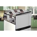 Stylista Refridgerator top Cover Suitable for Whirlpool IF INV CNV 278, 265 Liter Fridge, Dimension (WXD) 65x111 CM, Compass Pattern Grey