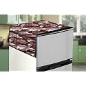 Stylista Refridgerator top cover suitable for Whirlpool 230 IMPRO PRM 5S, 207 Liter Fridge, Dimension (WxD) 65x111 CM, Camouflage pattern Beige