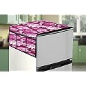 Stylista Refridgerator top Cover Suitable for Whirlpool FP 313D PROTTON Roy, 300 Liter Fridge, Dimension (WXD) 71x109 CM, Camouflage Pattern Purple