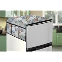 Stylista Refridgerator top Cover Suitable for Whirlpool 205 WDE CLS 2S, 184 Liter Fridge, Dimension (WXD) 65x111 CM, Mosaic Pattern Cream