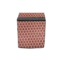 Stylista Washing Machine Cover Compatible for GODREJ 7KG Semi-Automatic Top Loading WSAXIS 70 5.0 SN2 T BR, Packed Pattern Crushed Berry