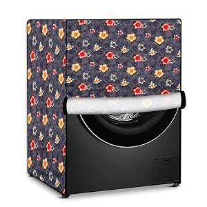 stylista washing machine cover compatible for lg 8 kg fully-automatic front loading fhv1408zwp grey