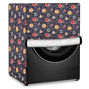 stylista washing machine cover compatible for lg 6 kg fully-automatic front loading fh0b8ndl22 grey