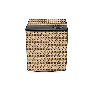 stylista washing machine cover compatible for samsung 65 kg semi-automatic top loading wt667qpndpgxtl beige