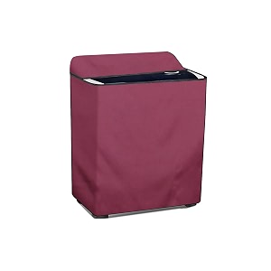 stylista washing machine cover compatible for samsung 65 kg semi-automatic top loading wt667qpndpgxtl maroon