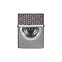 Stylista Washing Machine Cover Compatible for Samsung 8 Kg Fully-Automatic Front Loading WW81J44G0IW, Floral Pattern Multicolor