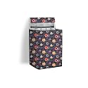 Stylista Washing Machine Cover Compatible for Whirlpool 7.5 Kg Fully-Automatic Top Loading 360 Degree Bloomwash Ultra, Floral Grey