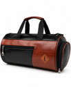 Stylo Crocodile Textured Faux Leather Gym Duffel