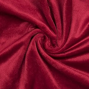 220gsm imported velvet solid fabric for sofa upholstery curtains cushions cover diy dresses unstitched fabric material by meter - 56 inch width 20 meter maroon