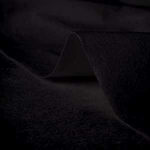 220gsm imported velvet solid fabric for sofa upholstery curtains cushions cover diy dresses unstitched fabric material by meter - 56 inch width 20 meter black