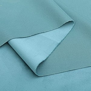 220gsm imported velvet solid fabric for sofa upholstery curtains cushions cover diy dresses unstitched fabric material by meter - 56 inch width 20 meter sky blue