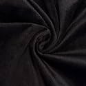 220Gsm Imported Velvet Solid Fabric for Sofa Upholstery Curtains Cushions Cover DIY Dresses Unstitched Fabric Material by Meter - 56 Inch Width (2 Meter, Black)