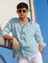 Stylora Men Slim Fit Solid Spread Collar
