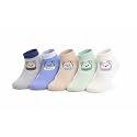 STYLOTR Kids Ankle Socks Pack of 5, Soft Cotton Comfortable Stretchable Socks For (2-4 Years) Kids