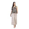 Stylum Women39s Black Floral Printed Katha Cotton