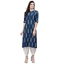 Stylum Women39s Block Printed Rayon A-Line Regular