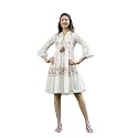 Stylum Women39s Floral Printed Cotton Flared Dress