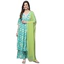 Stylum Women39s Floral Printed Cotton Pleated Kurta