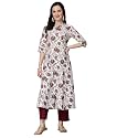 Stylum Women39s Floral Printed Rayon A-Line Kurta
