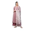 Stylum Women39s Floral Printed Rayon Straight Kurta