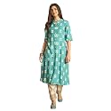 Stylum Women39s Pink Floral Printed Rayon A-Line