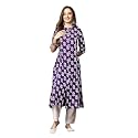 Stylum Women39s Pink Floral Printed Rayon A-Line