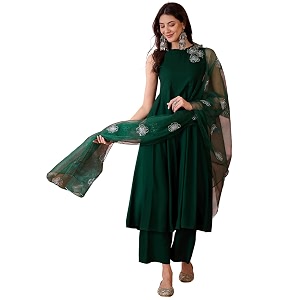 Stylum Womens Solid Embellished Rayon Flared