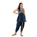 Stylum Women39s Solid amp Embroidered Rayon A-Line