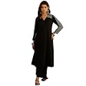 Stylum Women39s Solid Crepe A-Line Kurta Pant