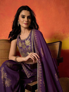 Stylum Women Viscose Rayon Kurti Salwar Dupatta