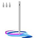 Hastraith Stylus Pen for iPad(2018-2025)-13 Mins Fast Charge with Tilt Sensitivity &amp; Palm Rejection for iPad 11/10/9/8/7/6th Gen, Air 7/6/5/4/3/M3/M2, Pro 13"/12.9"/11"/M4, Mini 7/6/5th,Grey
