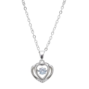 styollo latest american diamond stone cute silver necklace set for girls amp women  aesthetic silver pendant for girls stylish amp fancy  women39s necklace jewellery  gift special occasion- pack of 1