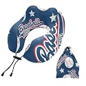 SUABO Travel Neck Pillow, Baseball Stars Memory Foam Pillow Neck Pillow for Airplane Car Home Recliner Use