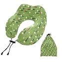 SUABO Travel Neck Pillow, Golf Memory Foam Pillow Neck Pillow for Airplane Car Home Recliner Use