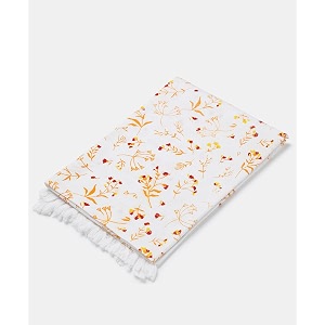 suam aruba cotton towel saffron - quick dry  lightweight amp fade resistant  ideal for hot yoga beach spa travel  machine washable  daily use  standard size