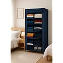 SUBEKYU Foldable Wardrobe for Clothes Microfiber Non-Woven