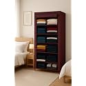 SUBEKYU Foldable Wardrobe for Clothes Microfiber Non-Woven