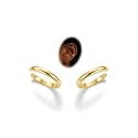 Subiceto 925 Sterling Silver Ear Cuffs Non Piercing - Adjustable Hypoallergenic 14K Gold Plated Clip On Earrings for Women Cubic Zirconia Silver Ear Cuff Helix Cartilage Fake Piercing