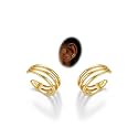 Subiceto 925 Sterling Silver Ear Cuffs Non Piercing - Adjustable Hypoallergenic 14K Gold Plated Clip On Earrings for Women Cubic Zirconia Silver Ear Cuff Helix Cartilage Fake Piercing