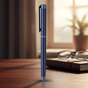 submarine 1012 blue plate premium roller pen metal body with blue ink german roller refill sleek design ideal gift for himher perfect for corporate gifting