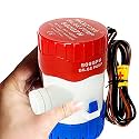 Submersible Boat Bilge Water Pump 12v Non-Automatic Marine Electric Bilge Pump for Ponds, Pools, Spas Silent, Boat Caravan RV Submersible (500 GPH)