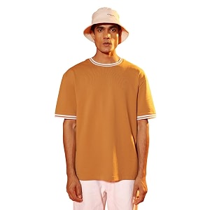 SUBTRACT Round Neck Oversized T Shirt for