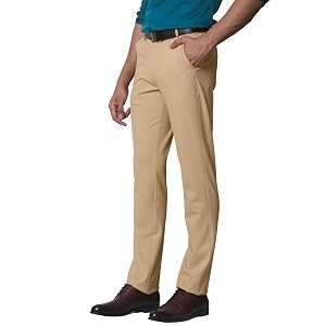 SUBTRACT Slim-Fit Stretchable Lycra Formal Pants for