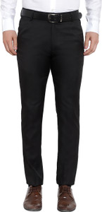 Sucheh Gwalior Regular Fit Men Black Trousers
